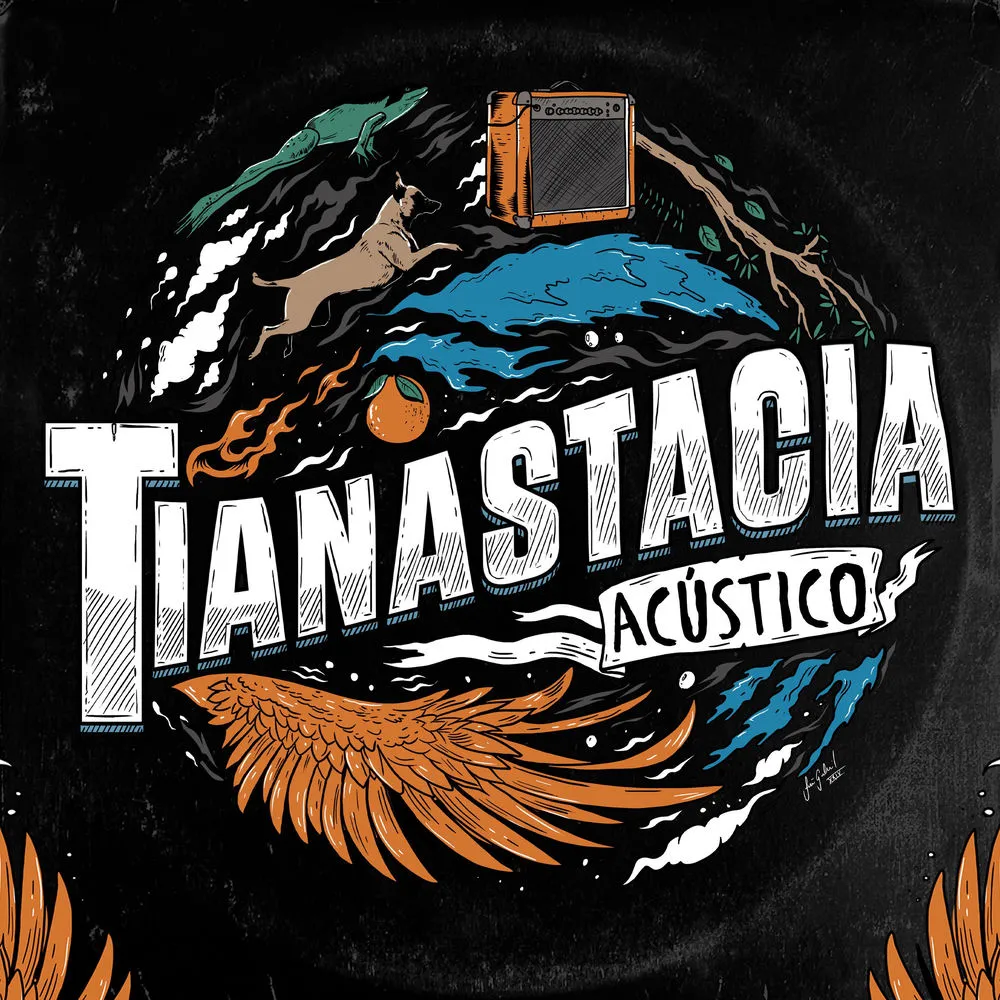 Capa do disco Tianastacia Acústico (Ao Vivo), de 2025